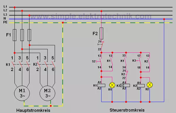 Star Delta Circuit Elektrotechnik Von A Z